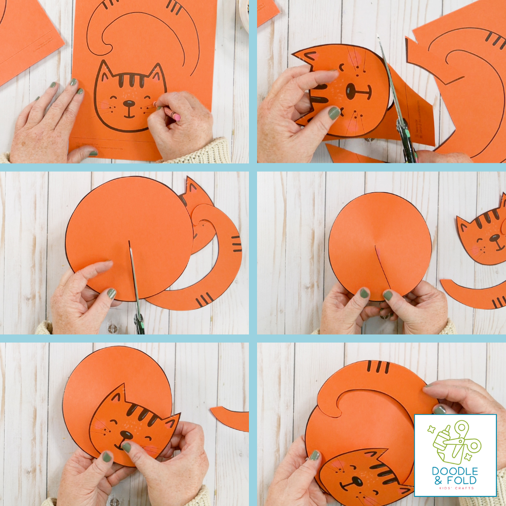 Cute Sleeping Cat Craft