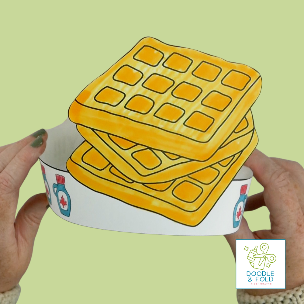 International Waffle Day Headband Printable (4 Designs)