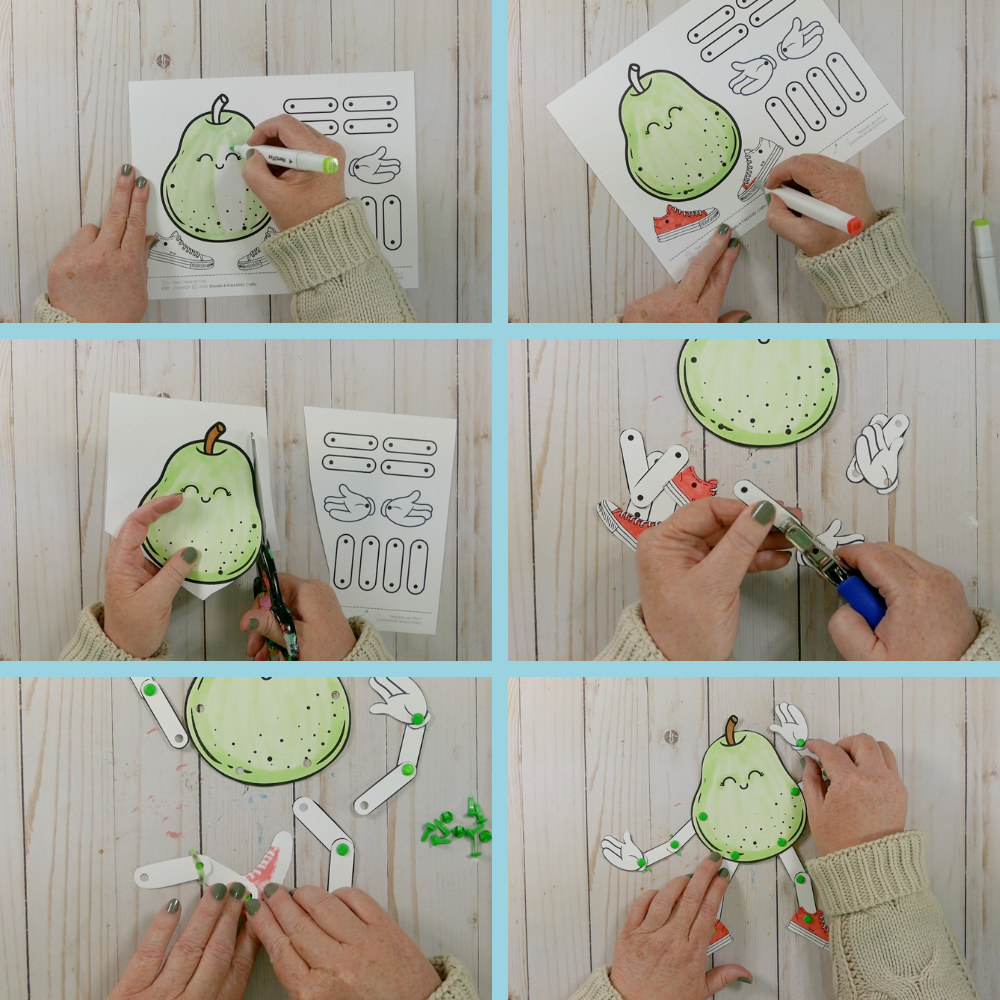 Sweet Pear Puppet Craft