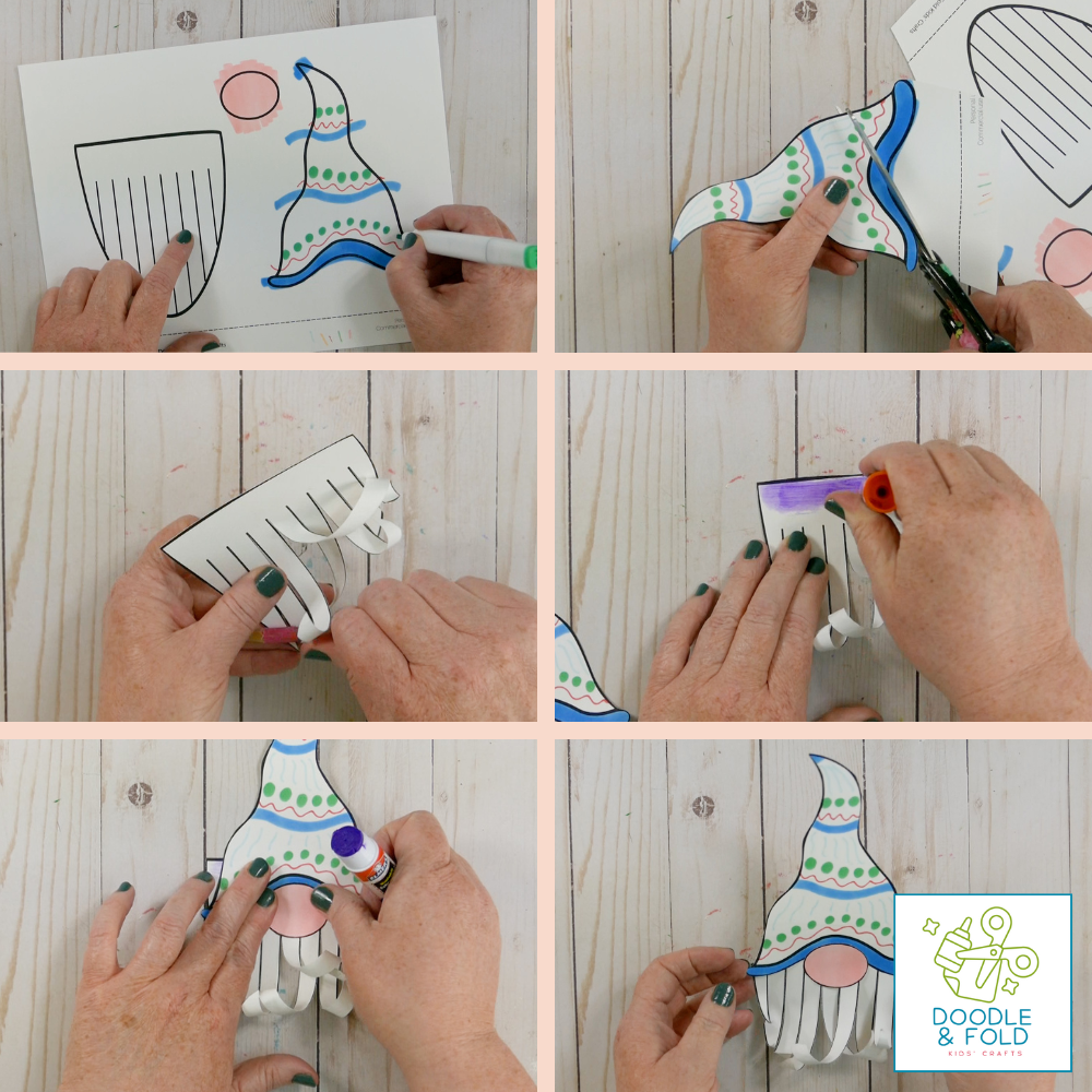 Paper Garden Gnome Craft for Kids
