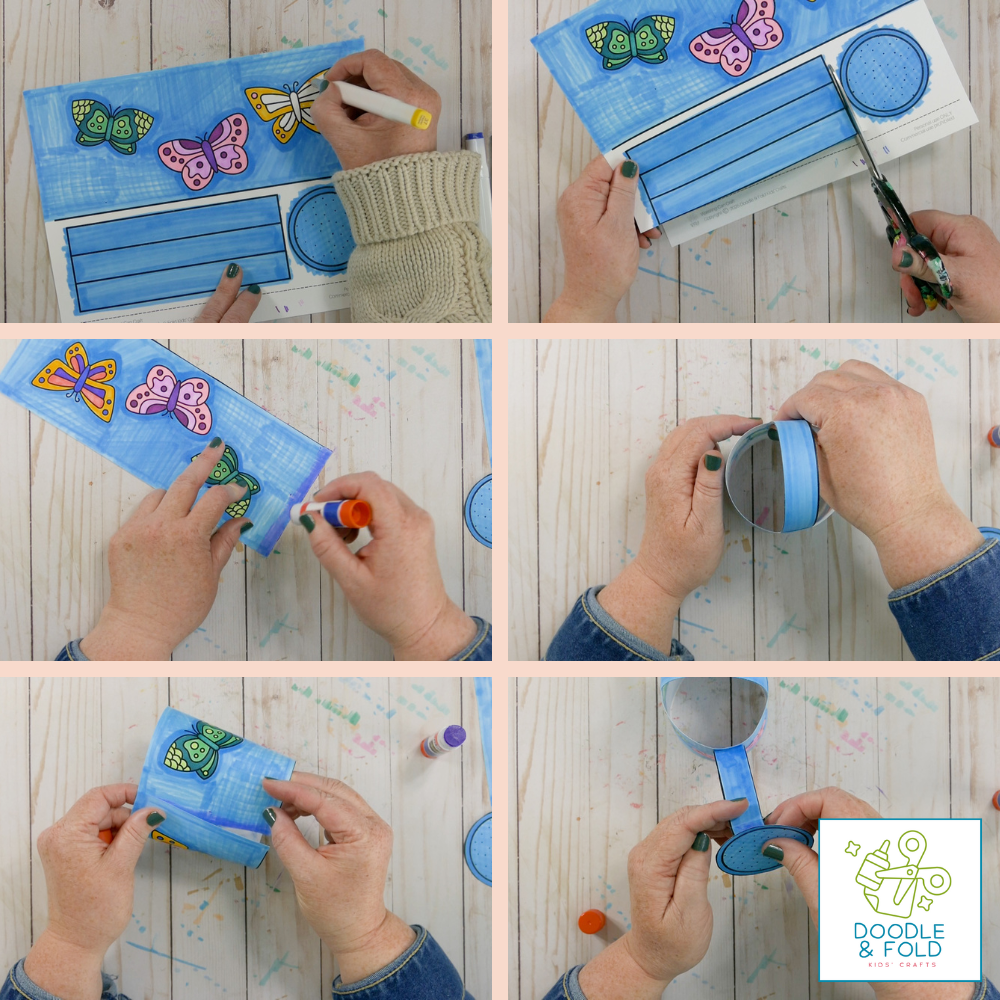 Flower Watering Can Printable Craft