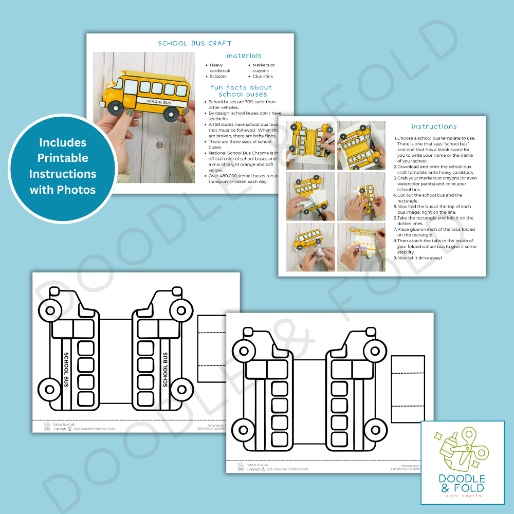 Standing School Bus Craft
