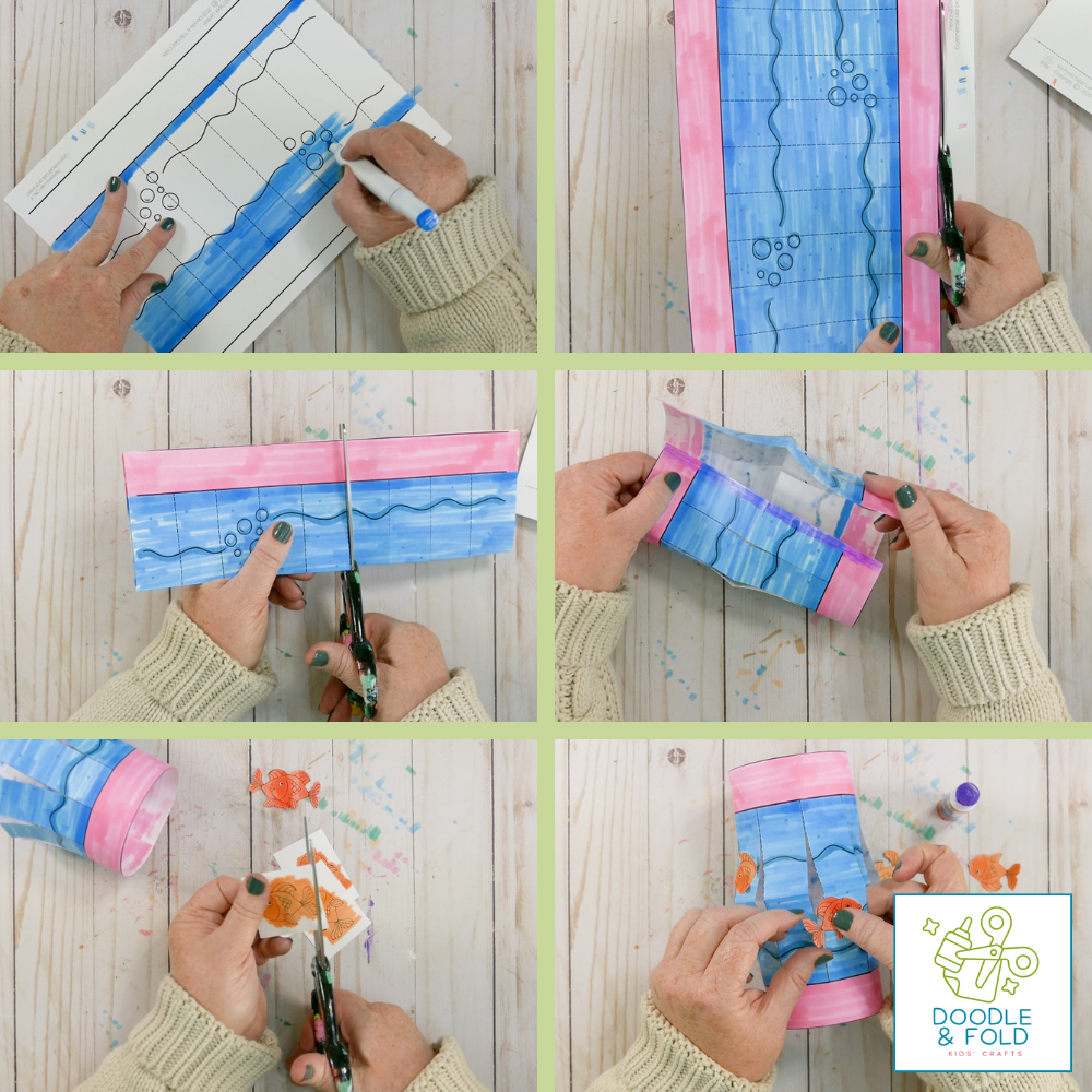 Koi Pond Theme Paper Lantern Craft
