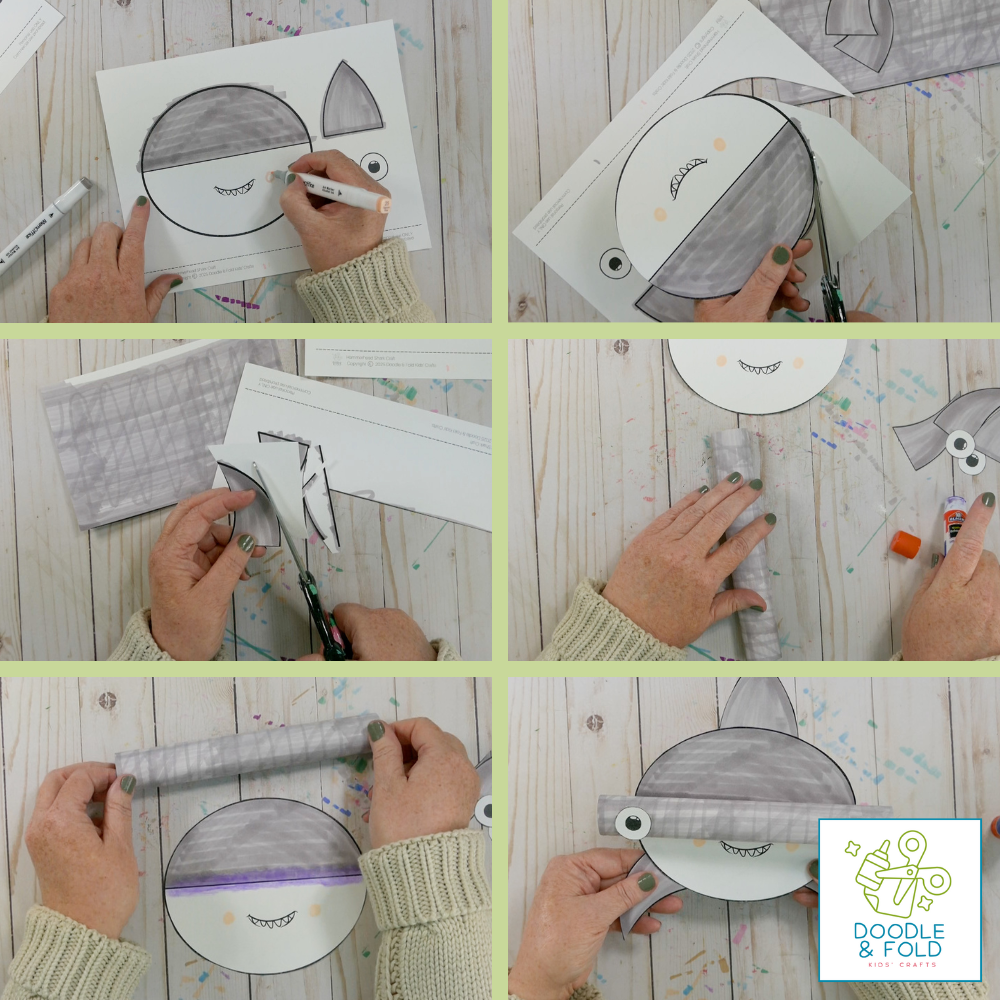 Cute Hammerhead Shark Craft for Kids