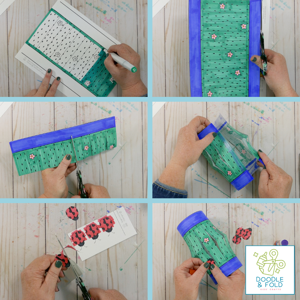 Bugs in the Grass Paper Lantern Craft