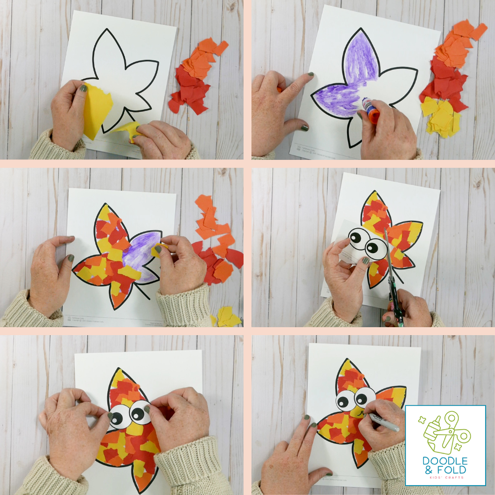 Fall Mosaic Crafts