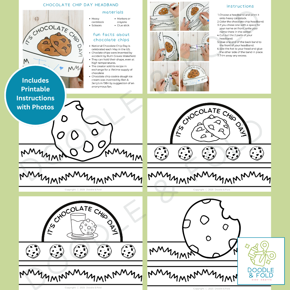 Chocolate Chip Day Headbands (5 Designs)