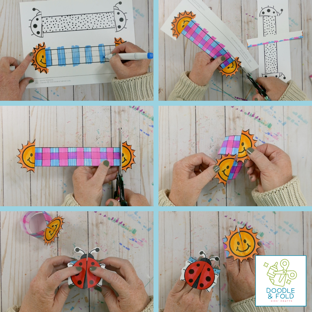 Printable Summer Wristbands (4 Designs)