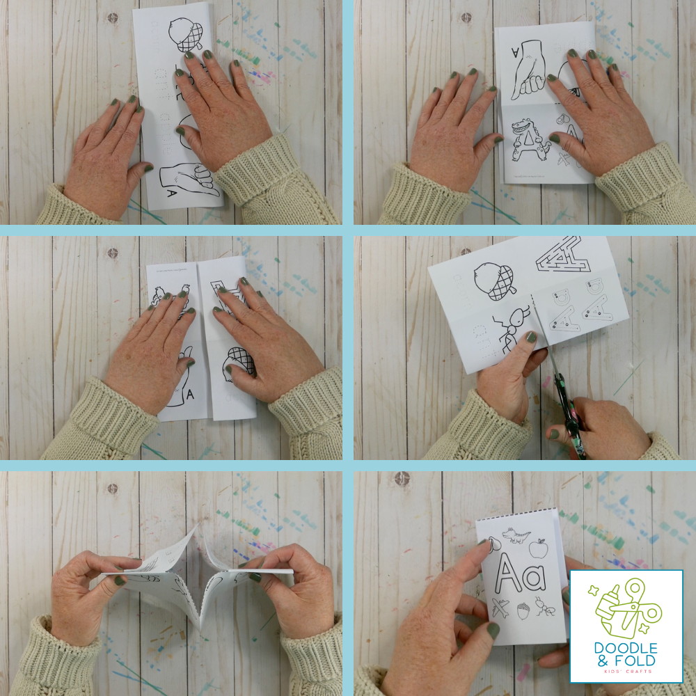 Letters of the Alphabet Mini Coloring Books Collection