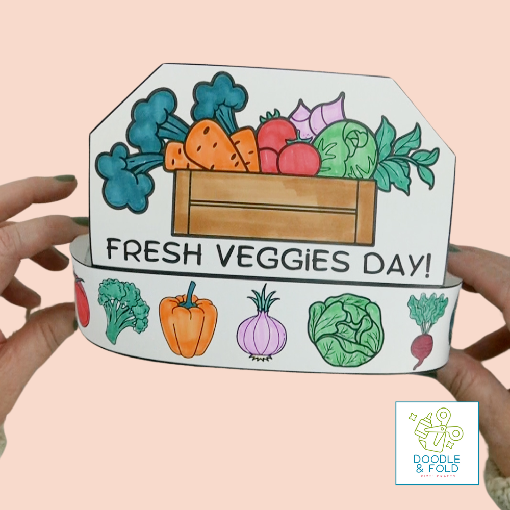Fresh Veggies Day Headbands (6 Designs)