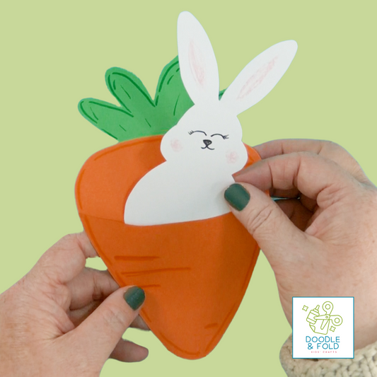 Sweet Bunny in a Carrot Craft