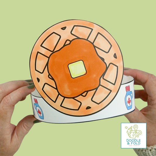 International Waffle Day Headband Printable (4 Designs)
