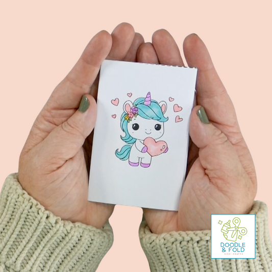 Unicorn Mini Coloring Books (2 Designs)