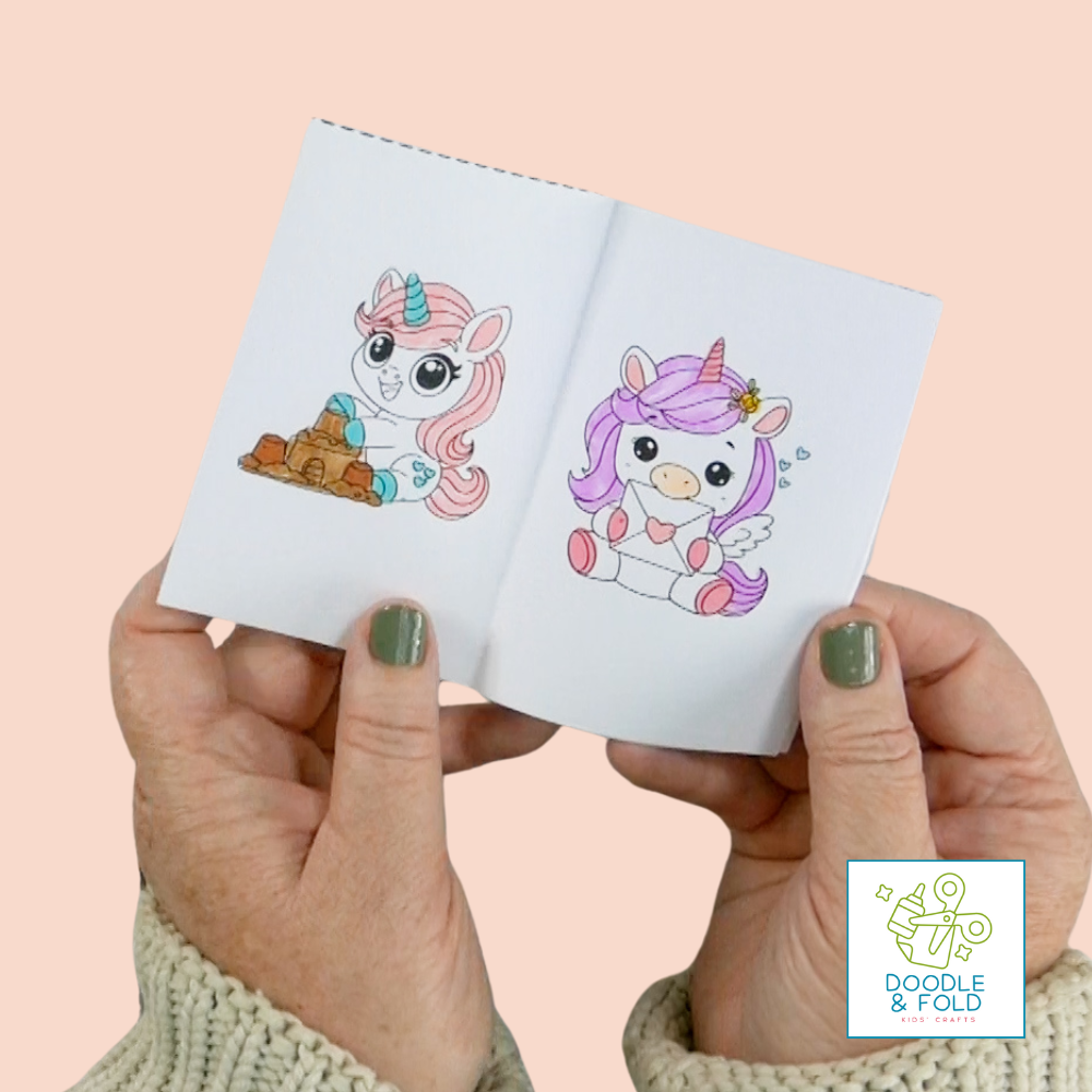 Unicorn Mini Coloring Books (2 Designs)