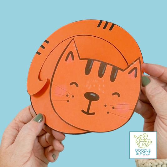 Cute Sleeping Cat Craft