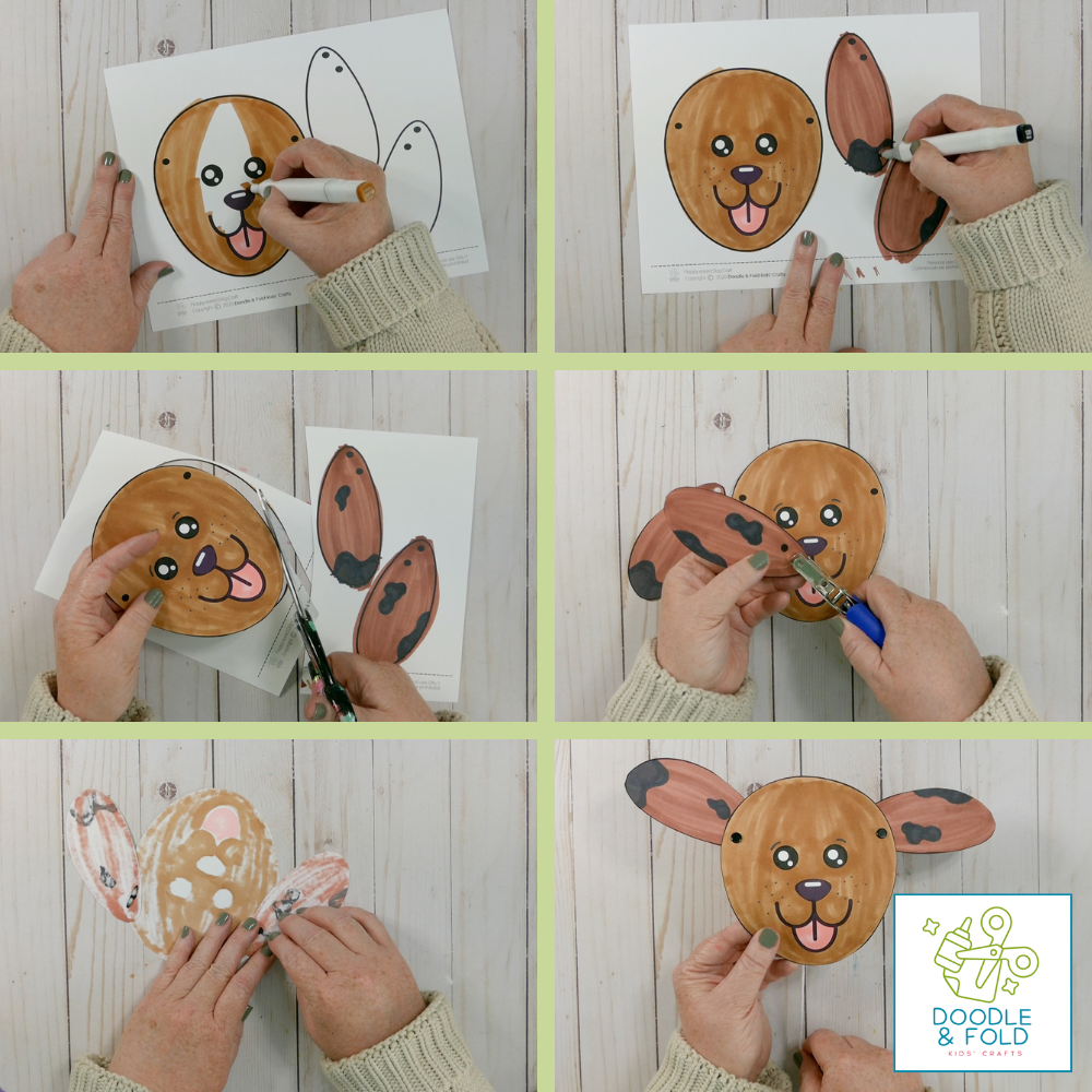 Cute Floppy-Eared Dog Craft