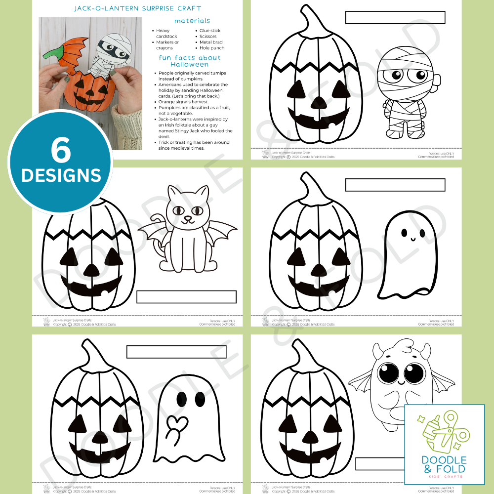 Fun Interactive Jack-o-lantern Halloween Crafts