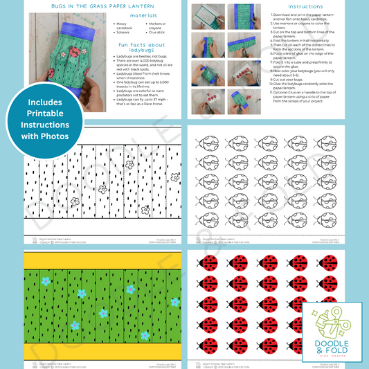 Bugs in the Grass Paper Lantern Craft
