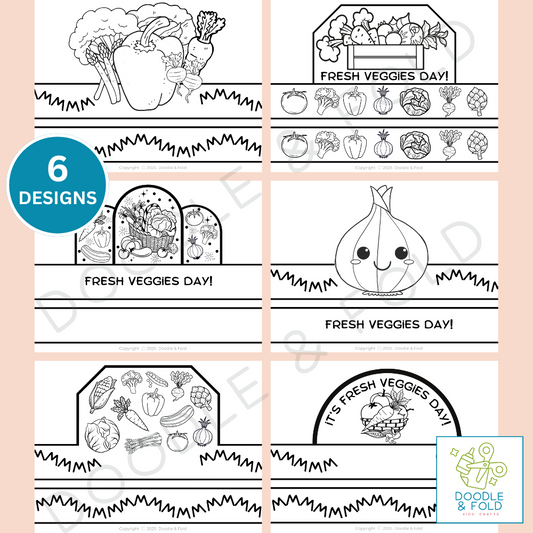 Fresh Veggies Day Headbands (6 Designs)