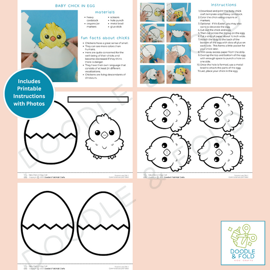 Baby Chick and Egg Craft