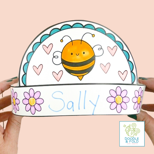 National Bee Day Headbands for Kids (6 Designs)