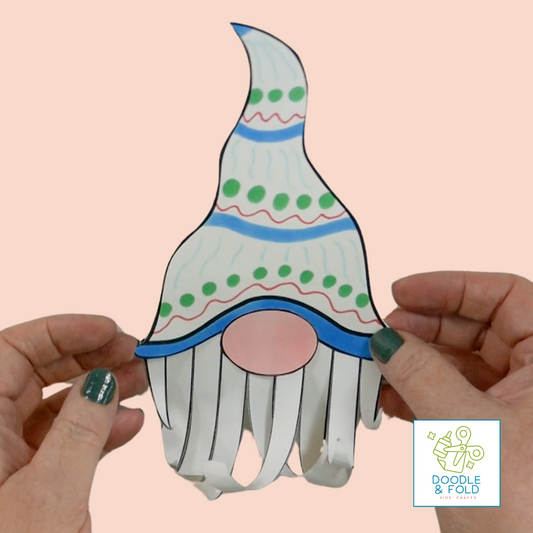 Paper Garden Gnome Craft for Kids