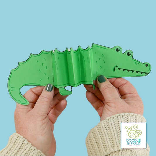 Fun Paper Alligator Craft