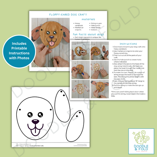 Cute Floppy-Eared Dog Craft