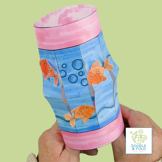 Koi Pond Theme Paper Lantern Craft