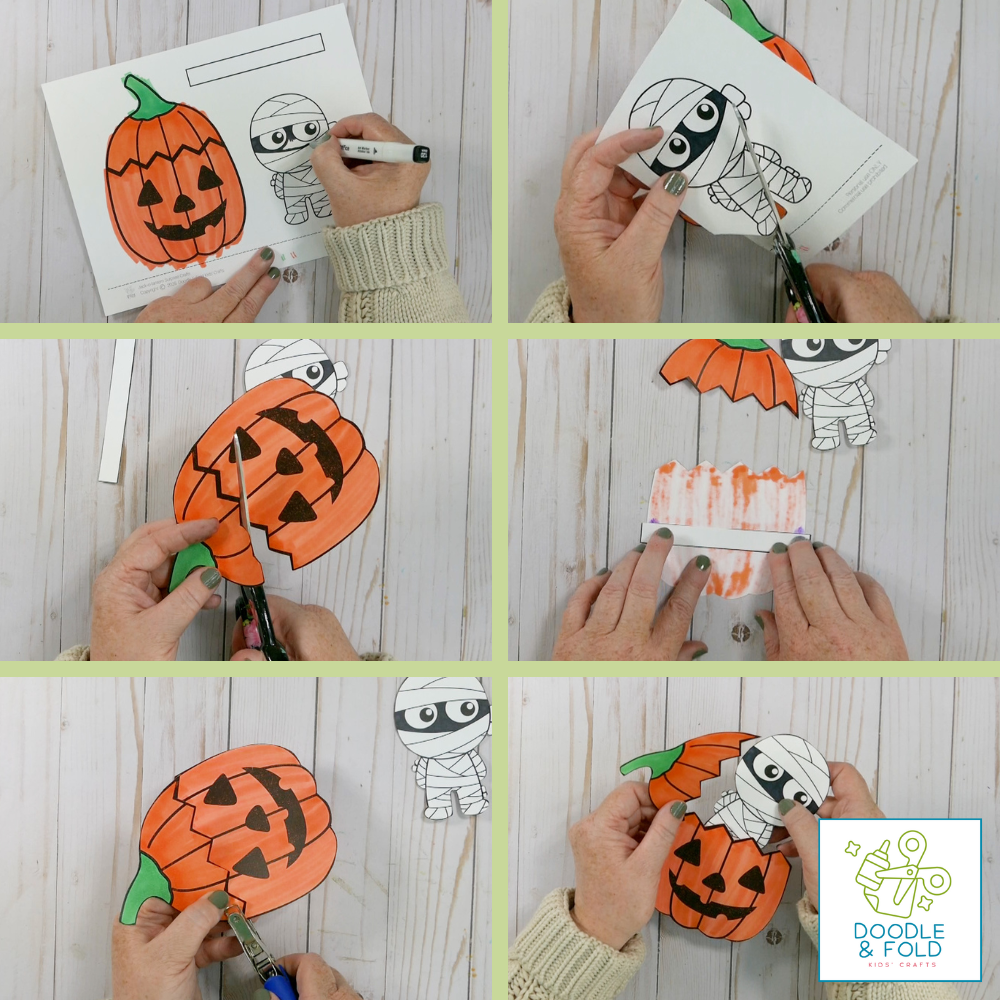 Fun Interactive Jack-o-lantern Halloween Crafts